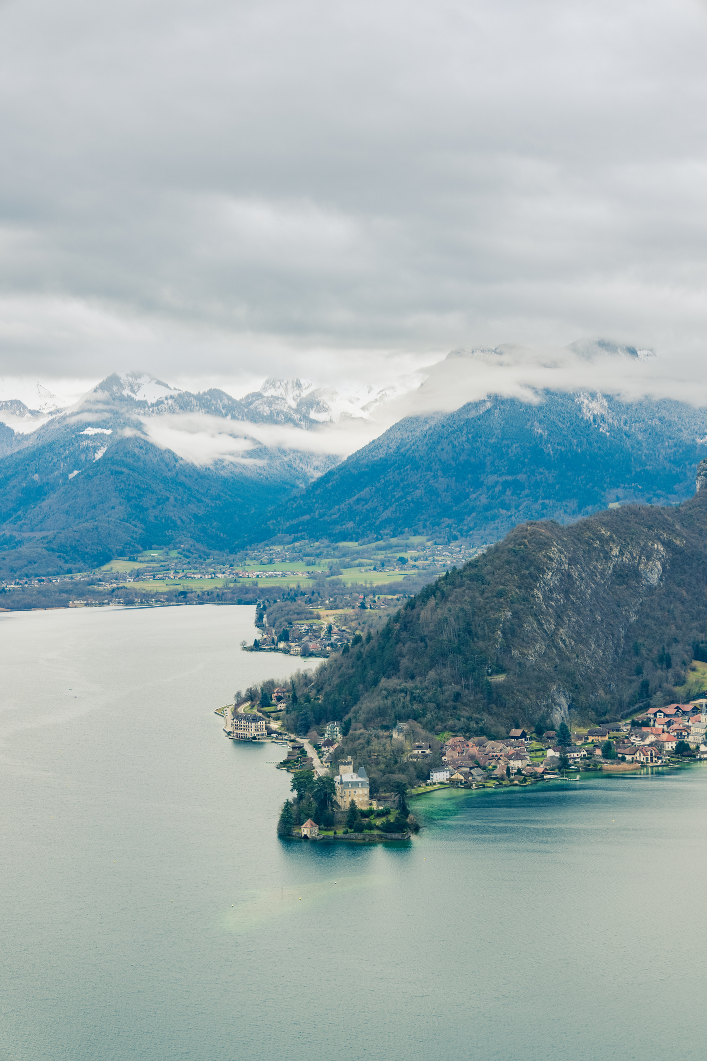 Lake Annecy in Winter